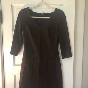 BGBG MAX AZRIA CHOCOLATE BROWN DRESS, SIZE 4